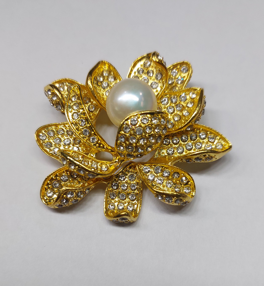Natural Beauty of Pearl Brooch APJ-004